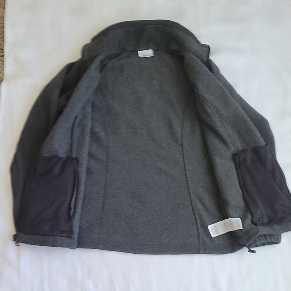 Columbia Kids Gray Fleece Jacket - Picture 5 of 6